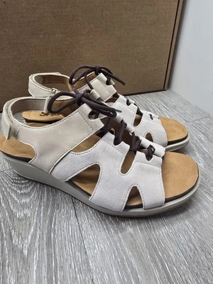 SAS Sedona Lace Up Wedge Sandal Driftwood 8.5 W - Wide  - Image 1 of 4