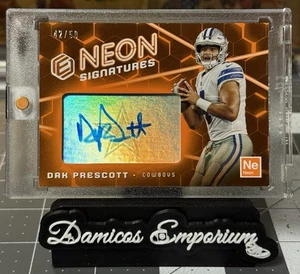 2018 Panini Neon Signatures DAK Prescott Auto (NS2-DP) 42/50 Dallas Cowboys - Bild 1 von 2