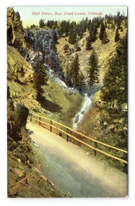 Gesamtansicht Williams Canyon Colorado CO UNP DB Postkarte Q1 - Bild 1 von 2