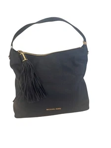 Michael Kors Weston Blue Pebbled Leather Medium Shoulder Bag - Picture 1 of 6