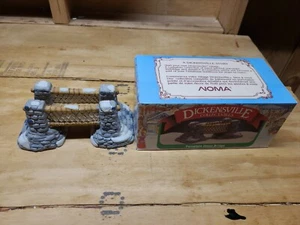 Noma Dickensville Christmas Village - Porcelain Stone Bridge - Mint in Box - Picture 1 of 12
