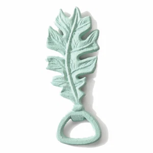 Donkey Lovely Leaf Bottle Opener Beer Opener Leaf Opener Iron Turquoise 200595 - Picture 1 of 2