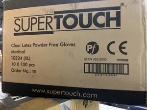 Supertouch Latexhandschuhe - extra groß 10204 pulverfrei, 1000er Pack