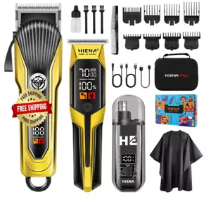 Kit Profesional Inalambrico Y Recortador, Cortadora De Cabello Pantalla LED New - Picture 1 of 6
