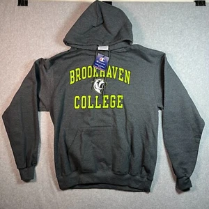 Brookhaven College Champion Hoodie Herren Größe Large grau USA Sport Activewear - Bild 1 von 9