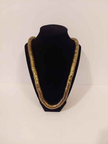 VETEMENTS Collana Ottone Segmentato Goldt 27 Pollici