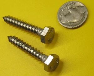 316 Edelstahl Sechskantschraube Lag 1/4 Gewinde x 1,50" Länge, 20 Stück - Bild 1 von 11
