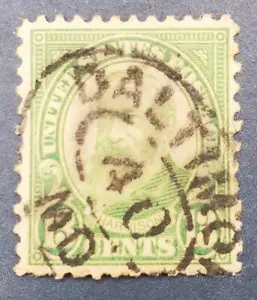 US Scott # 694 Unusual Cancel Baltimore Maryland  Harrison - Picture 1 of 2