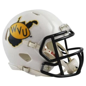 West Virginia Mountaineers Throwback Riddell Speed Mini Football Helmet - Picture 1 of 1