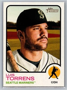 2022 Topps Heritage #343 Luis Torrens Seattle Mariners - Picture 1 of 2