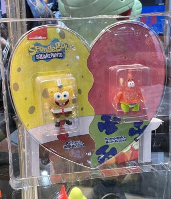 Super7 SDCC 2022 Bob Esponja Pantalones Cuadrados y Patrick BFF Reacción Nickelodeon Paquete de 2 Foto 1 de 3