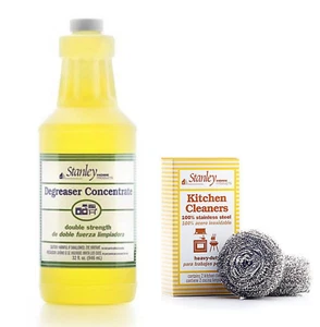 Stanley Degreaser Concentrate Cleaning Kit with Stainless Steel Cleaning Sponges - Picture 1 of 10