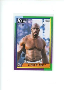 2021 Topps Heritage Titus O'Neil #45 RAW Green Parallel 54/99 - Picture 1 of 2