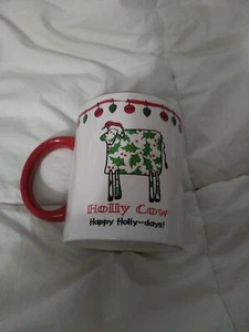Holly Cow You're Special Coffee Mug Ganz Christmas holiday Cup 12 oz - Picture 1 of 3