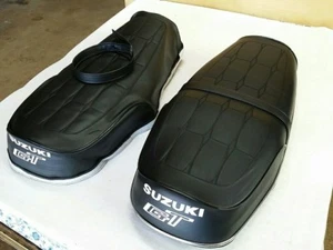 SUZUKI GT750J-SUZUKI GT750K 1972-1973 MODEL SEAT COVER WITH STRAP(S*-51) - Picture 1 of 12