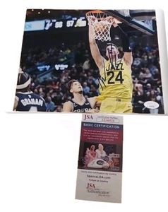 WALKER KESSLER SIGNED 8X10 PHOTO UTAH JAZZ DUNK JSA AUTHENTICATED #AX46926 - Picture 1 of 2