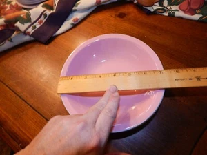 4 MIKASA PASTELLE D6100 PINK 7 3/8" ROUND SOUP/CEREAL BOWLS MATCHES PUFF PATTERN - Picture 1 of 4