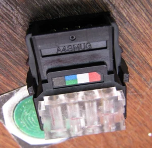 Omron HCN A4SMUG 4 pin wiring snap connector plug for terminal block - Picture 1 of 4