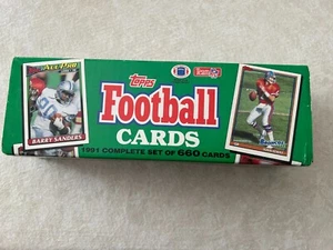 1991 TOPPS NFL FOOTBALL COMPLETE FACTORY SEALED SET - 660 CARDS - Picture 1 of 4