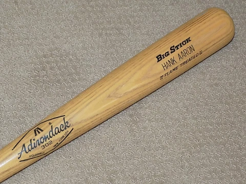 Hank Aaron Game Used Bat Atlanta Braves HOF PSA GU 7 Cover