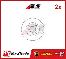 2x OE QUALITY BRAKE DISC SET 15770 ABS P