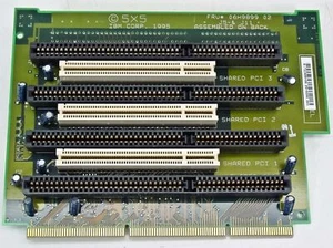 IBM 06H9086 3 PCI 4 ISA Riser Card for PC350/750 Desktop Computers - Picture 1 of 4
