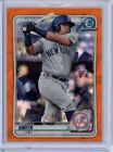 2020 Bowman Chrome Prospects Canaan Smith Orange Cracked Ice Refractor /75 Rc