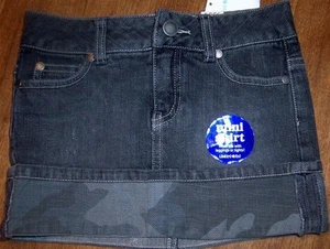 Mini Skirt Denim Jean Grays Limited Too Girl size 6 New - Picture 1 of 2