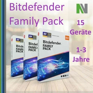 Bitdefender Family Pack 2025 15 PC Geräte 1 2 3 Jahre - Bild 1 von 1