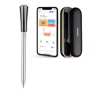 Inkbird Bluetooth Meat Thermometer Wire free BBQ Temperature Gauge Cooking Grill - Picture 1 of 12