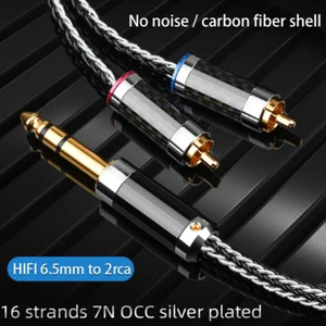 2.5/3.5/4.4/6.5mm Balanced to 2RCA Male Cable for Digital Player HiFI Audio Cord - Picture 1 of 13