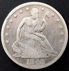 1848 O Seated Liberty Half Dollar! - Picture 1 of 4
