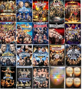 WWE Wrestlemania Anthology Collection 1-39 DVD Brand NEW 1985-2023 Pro Wrestling - Imagen 1 de 23