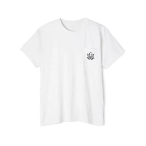 Octopus Heavyweight Pocket tshirt, %100 Cotton, Trendy Soft Vintage Tees - Picture 1 of 9