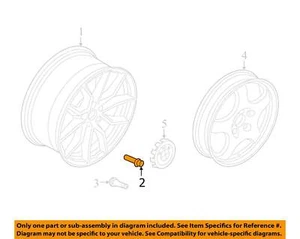 BMW OEM 19-25 i7,iX,X3,X5,X6,X7,XM Wheels Wheels-Wheel Bolt 36136795153 - Picture 1 of 1