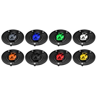 For Kawasaki Ninja ZX6R ZX636R ZX10R Motorcycle Keyless Fuel Tank Cap Cover - Image 1 of 4