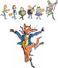 CHARLIE AND THE CHOCOLATE FACTORY & MR FOX WALL STICKER 70cm