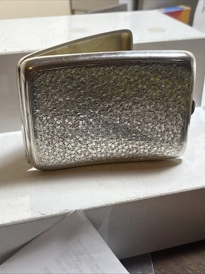 Antigua caja de cigarrillos de plata de ley 160 g Constantine & Floyd 1912 sello Foto 1 de 4