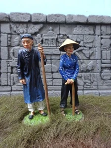 king &country VN119/123 54mm  Vietnamese  civilians 2 figs  2021 MIB oop - Picture 1 of 5