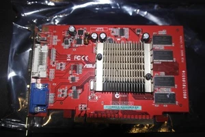 ASUS ATI RADEON X300 SE 128 MB DVI VGA RCA composite PCI-e - Picture 1 of 5