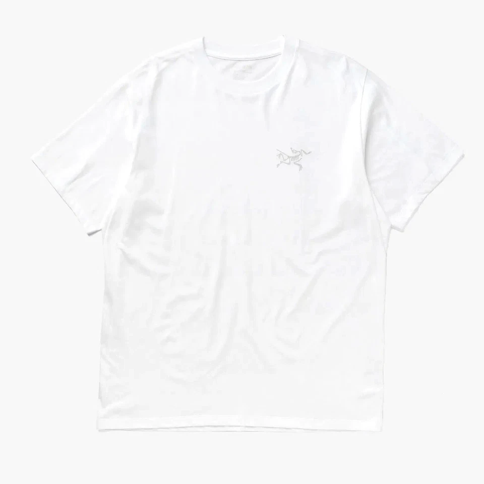 Arc'teryx Mens - Kragg SL Cotton SS Shirt S/S Tee T-shirt - White Light - Image 1 of 1