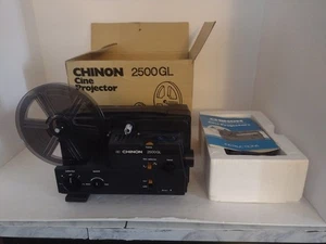 CHINON 2500GL DUAL 8mm ADJUSTABLE Speed Movie Projector in Box Tested - Picture 1 of 10