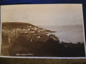 Extremely Rare Vintage Postcard of Mousehole - Misprint George V1 reign read - Picture 1 of 5