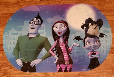 Disney Junior SpinMaster Vampirina Floor Puzzle 46 Pieces 24x36" READ RARE HTF - Image 1 of 4
