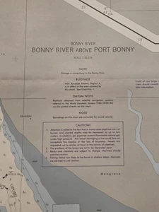 Mapa de Bonny a Port Harcourt de la Agencia Nacional de Imágenes y Cartografía, 1998 - Imagen 1 de 6