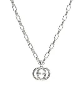 Gucci Collier Interlocking G Argent 40635 148428131 - Picture 1 of 5