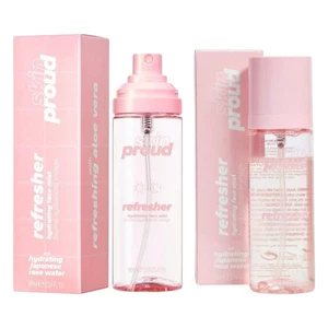 (Set 2) Skin Proud Hydrating Face Mist Brume Refresher Rose Water Aloe Vera New - Picture 1 of 12