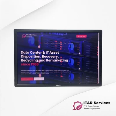 DELL UltraSharp U2412MC 24" 1920x1080 FHD LCD Monitor C GRADE, NO STAND - TESTED - Image 1 of 4