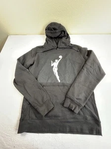 Fanatics WNBA Basketball Logo Marble Black Sz Med Adult Hoodie Sweatshirt New - Picture 1 of 4