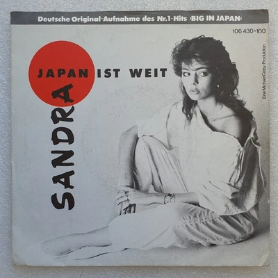 SANDRA: Japan Ist Weit / Sekunden - German 7" (45) Single, with promo insert! - Image 1 of 4